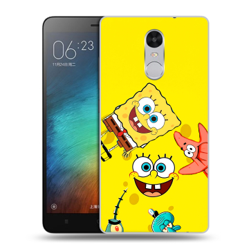 Пластиковый чехол на Xiaomi RedMi Pro с принтом Спанч боб Спанчбоб