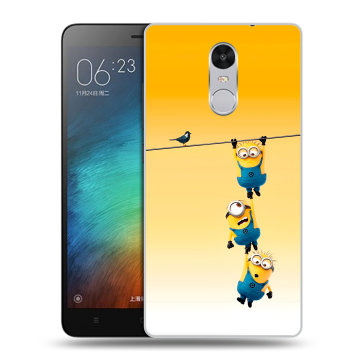 Пластиковый чехол на Xiaomi RedMi Pro с принтом Миньоны