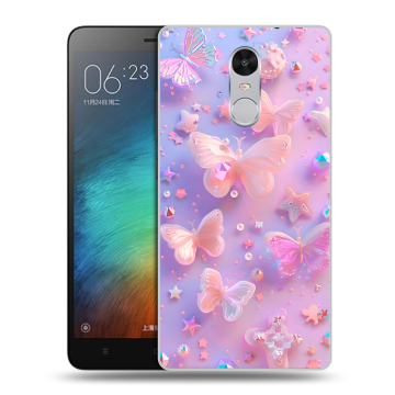 Пластиковый чехол на Xiaomi RedMi Pro с принтом Бабочки Пластиковый чехол на Xiaomi RedMi Pro с принтом Бабочки
