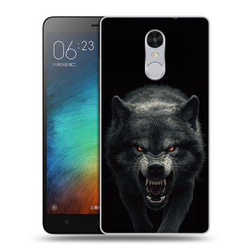 Пластиковый чехол на Xiaomi RedMi Pro с принтом Волк Пластиковый чехол на Xiaomi RedMi Pro с принтом Волк