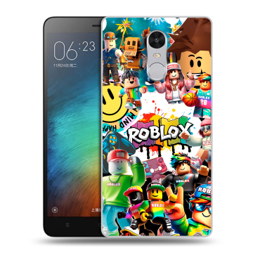 Пластиковый чехол на Xiaomi RedMi Pro с принтом Roblox Роблокс