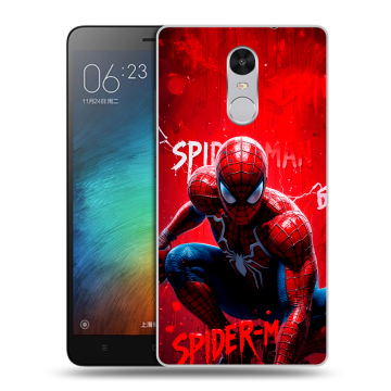 Пластиковый чехол на Xiaomi RedMi Pro с принтом Spiderman Человек паук