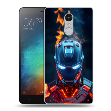 Пластиковый чехол на Xiaomi RedMi Pro с принтом IronMan Железный человек