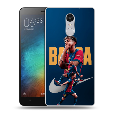 Пластиковый чехол на Xiaomi RedMi Pro с принтом Барселона Barca Yamal Пластиковый чехол на Xiaomi RedMi Pro с принтом Барселона Barca Yamal