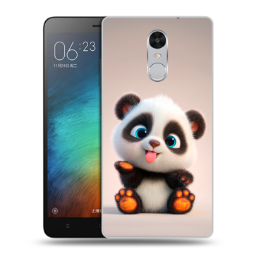 Пластиковый чехол на Xiaomi RedMi Pro с принтом милая панда