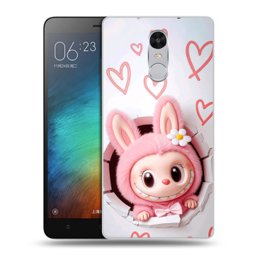 Пластиковый чехол на Xiaomi RedMi Pro с принтом Labubu Лабубу Пластиковый чехол на Xiaomi RedMi Pro с принтом Labubu Лабубу