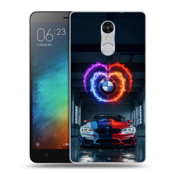Пластиковый чехол на Xiaomi RedMi Pro с принтом BMW БМВ