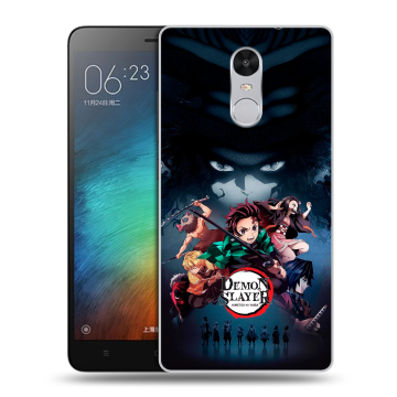 Пластиковый чехол на Xiaomi RedMi Pro с принтом Demon Slayer Клинок рассекающий демонов