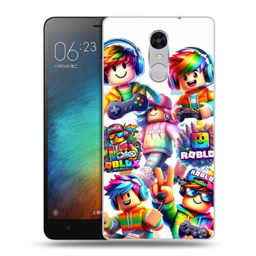 Пластиковый чехол на Xiaomi RedMi Pro с принтом Roblox Роблокс