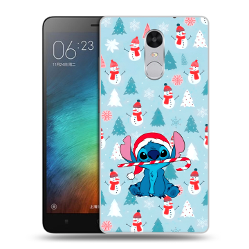 Пластиковый чехол на Xiaomi RedMi Pro с принтом Стич Новый год Пластиковый чехол на Xiaomi RedMi Pro с принтом Стич Новый год