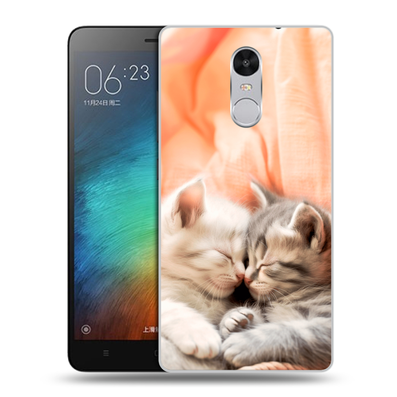Пластиковый чехол на Xiaomi RedMi Pro с принтом Котята Пластиковый чехол на Xiaomi RedMi Pro с принтом Котята