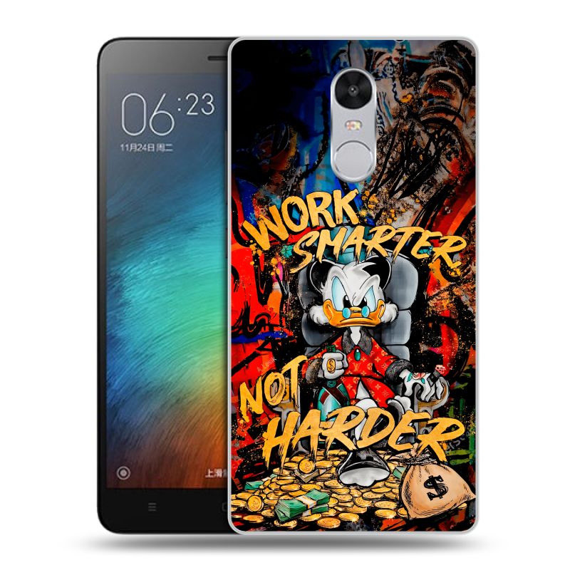Пластиковый чехол на Xiaomi RedMi Pro с принтом Дональд Дак Деньги Пластиковый чехол на Xiaomi RedMi Pro с принтом Дональд Дак Деньги