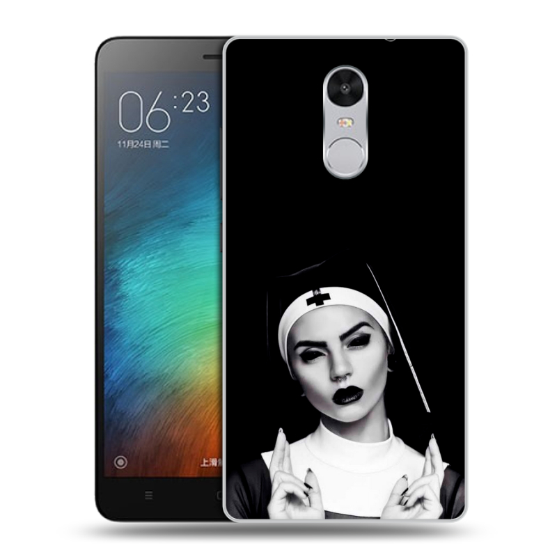 Пластиковый чехол на Xiaomi RedMi Pro с принтом монашка Пластиковый чехол на Xiaomi RedMi Pro с принтом монашка