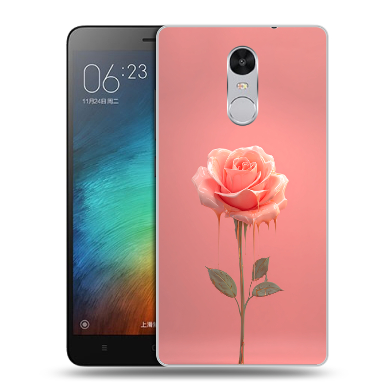 Пластиковый чехол на Xiaomi RedMi Pro с принтом Розовая роза Пластиковый чехол на Xiaomi RedMi Pro с принтом Розовая роза