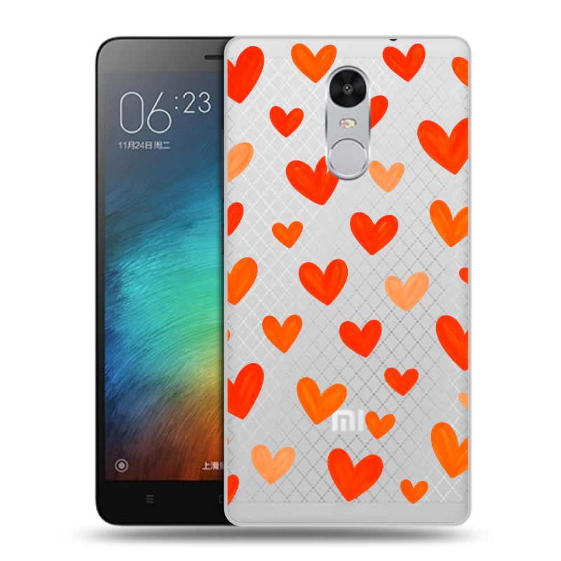 Пластиковый чехол на Xiaomi RedMi Pro с принтом Сердечки Пластиковый чехол на Xiaomi RedMi Pro с принтом Сердечки