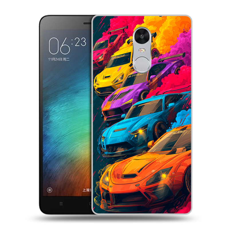 Пластиковый чехол на Xiaomi RedMi Pro с принтом Тачки Пластиковый чехол на Xiaomi RedMi Pro с принтом Тачки