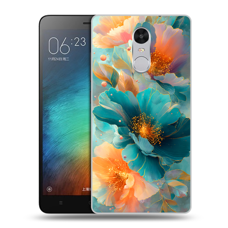 Пластиковый чехол на Xiaomi RedMi Pro с принтом Цветы Пластиковый чехол на Xiaomi RedMi Pro с принтом Цветы