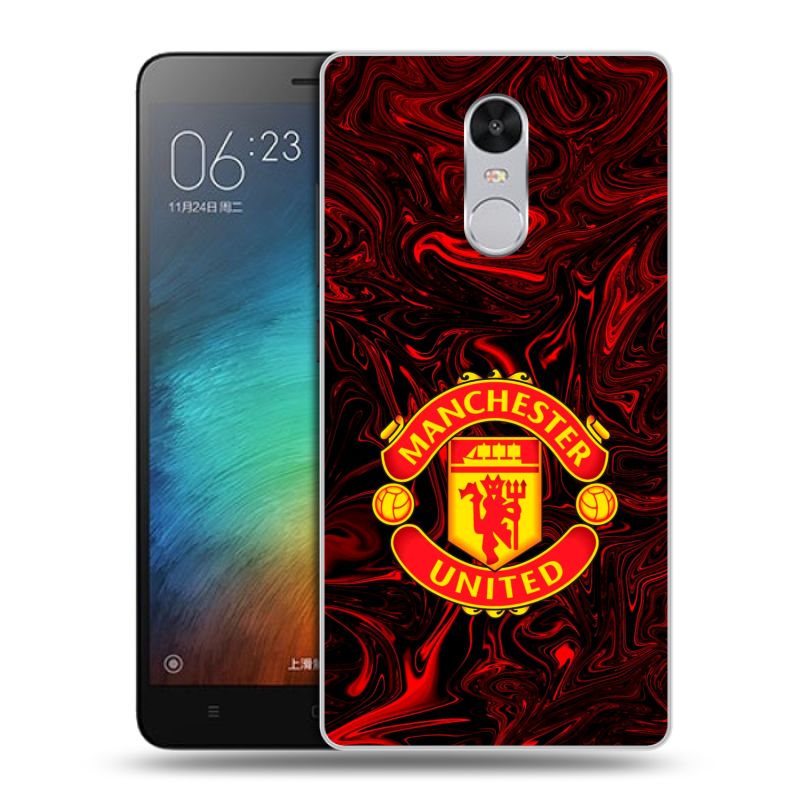 Пластиковый чехол на Xiaomi RedMi Pro с принтом Manchester United Пластиковый чехол на Xiaomi RedMi Pro с принтом Manchester United