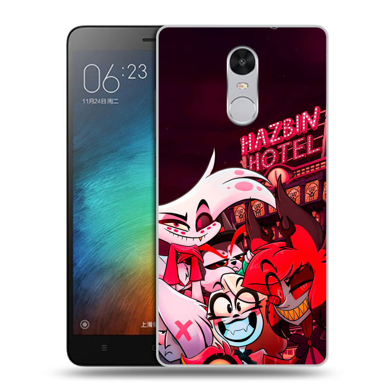 Пластиковый чехол на Xiaomi RedMi Pro с принтом Hazbin Hotel Отель Хазбин Пластиковый чехол на Xiaomi RedMi Pro с принтом Hazbin Hotel Отель Хазбин