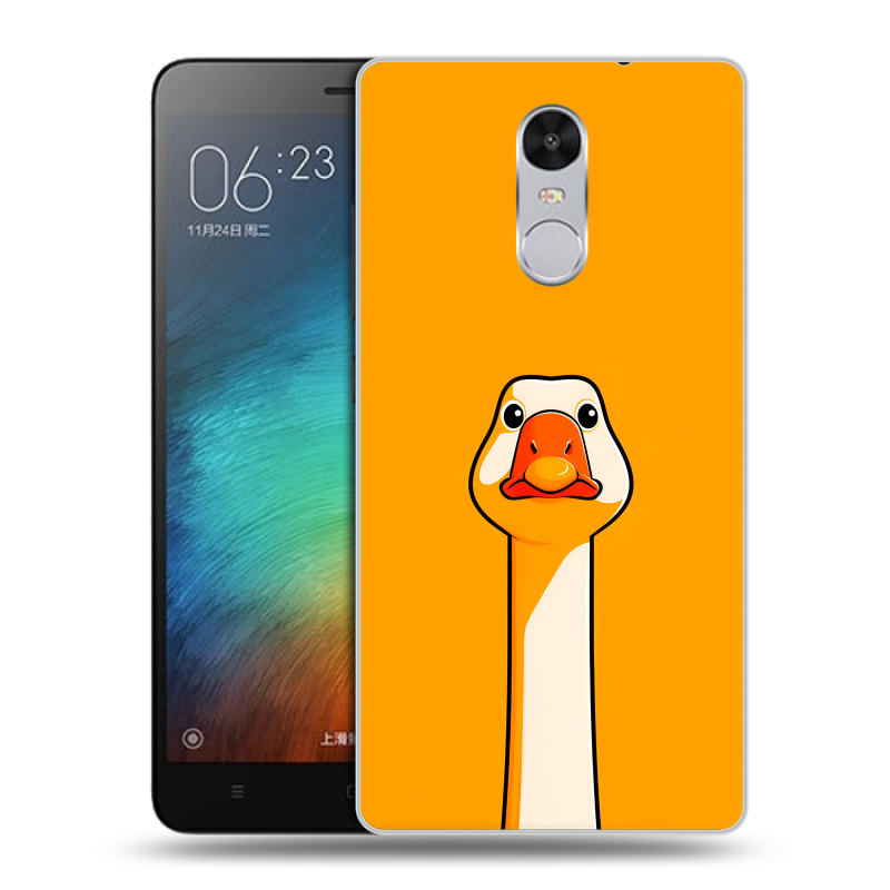 Пластиковый чехол на Xiaomi RedMi Pro с принтом Смешная утка Пластиковый чехол на Xiaomi RedMi Pro с принтом Смешная утка