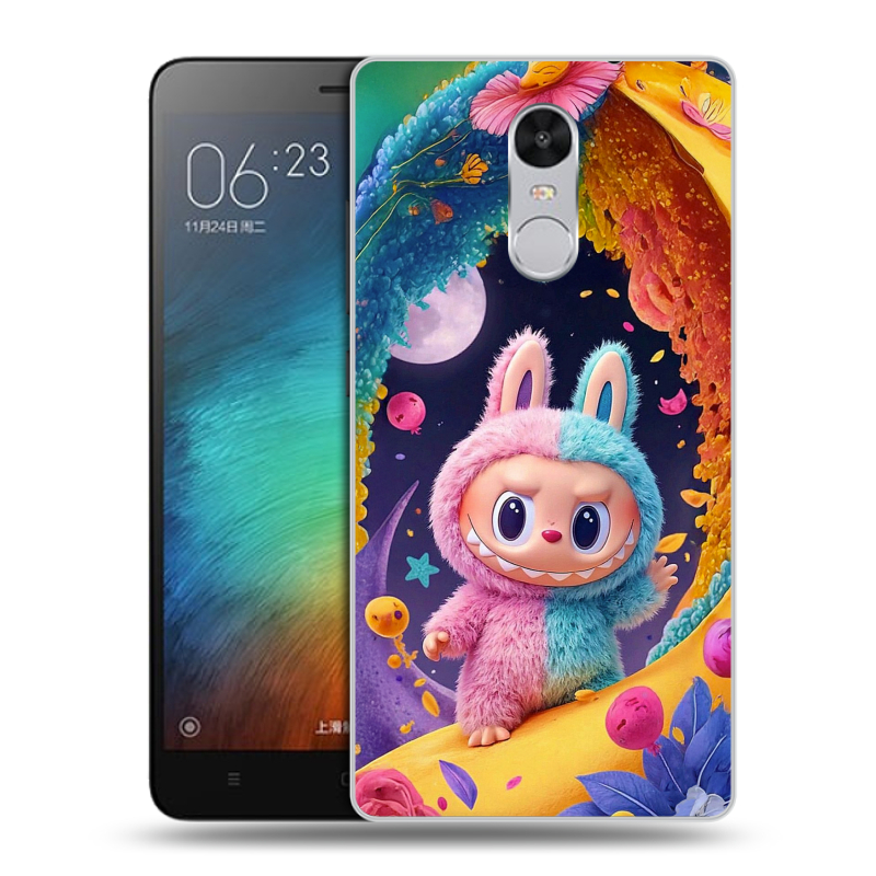 Пластиковый чехол на Xiaomi RedMi Pro с принтом Labubu Лабубу Пластиковый чехол на Xiaomi RedMi Pro с принтом Labubu Лабубу