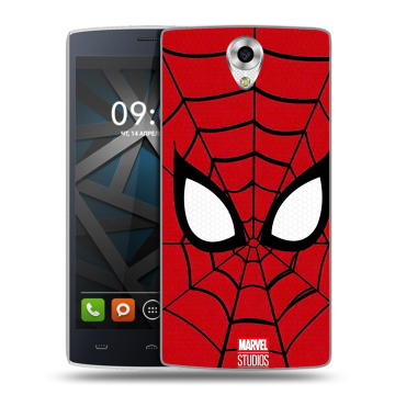 Силиконовый чехол на BQ Hammer с принтом человек паук spiderman