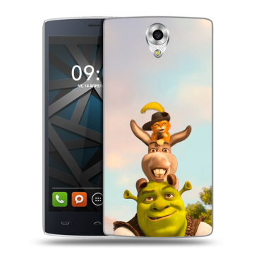 Силиконовый чехол на BQ Hammer с принтом Шрек Shrek
