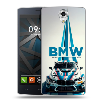 Силиконовый чехол на BQ Hammer с принтом БМВ BMW