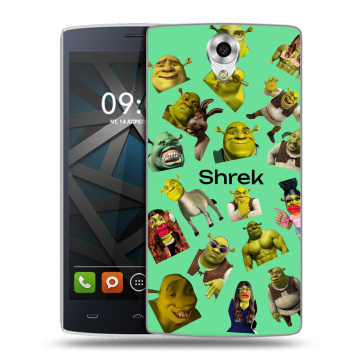 Силиконовый чехол на BQ Hammer с принтом Шрек Shrek