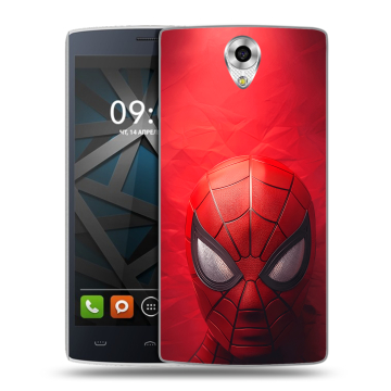 Силиконовый чехол на BQ Hammer с принтом Spiderman Человек паук