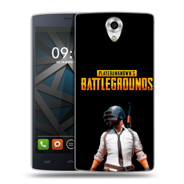 Силиконовый чехол на BQ Hammer с принтом PUGB ПАГБ