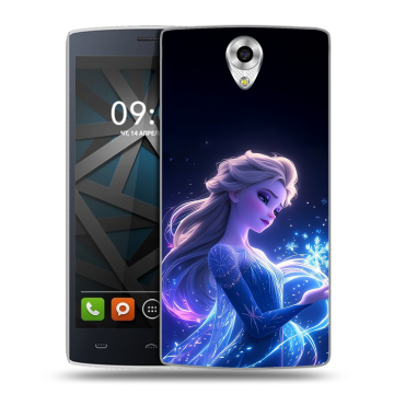 Силиконовый чехол на BQ Hammer с принтом Холодное сердце Frozen