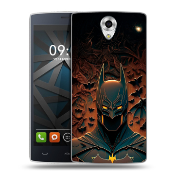 Силиконовый чехол на BQ Hammer с принтом Batman Бэтмен