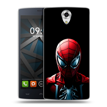 Силиконовый чехол на BQ Hammer с принтом Spiderman Человек паук
