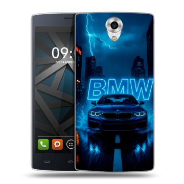 Силиконовый чехол на BQ Hammer с принтом BMW БМВ