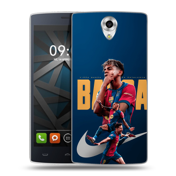 Силиконовый чехол на BQ Hammer с принтом Барселона Barca Yamal 