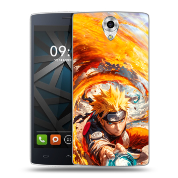 Силиконовый чехол на BQ Hammer с принтом Аниме Наруто Naruto