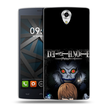 Силиконовый чехол на BQ Hammer с принтом Death note Тетрадь смерти