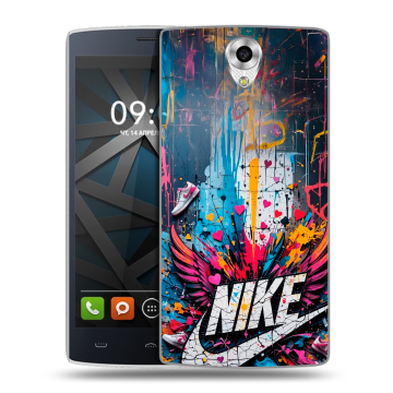 Силиконовый чехол на BQ Hammer с принтом Nike Найк Силиконовый чехол на BQ Hammer с принтом Nike Найк