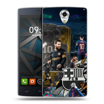 Силиконовый чехол на BQ Hammer с принтом Messi Barcelona