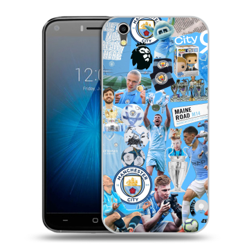 Пластиковый чехол на Umi London с принтом Man City Манчестер Сити