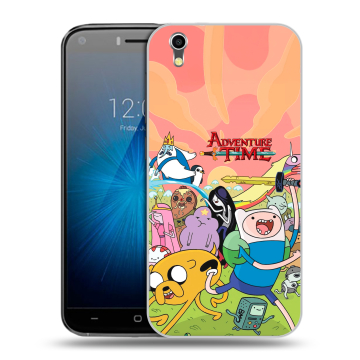Пластиковый чехол на Umi London с принтом Adventure time Время приключений