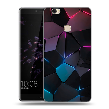 Силиконовый чехол на Huawei Honor Note 8 с принтом Геометрия неона Силиконовый чехол на Huawei Honor Note 8 с принтом Геометрия неона