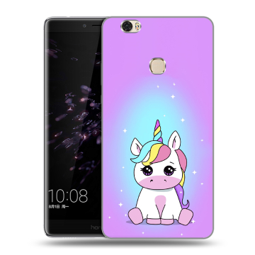 Силиконовый чехол на Huawei Honor Note 8 с принтом Единорог Силиконовый чехол на Huawei Honor Note 8 с принтом Единорог