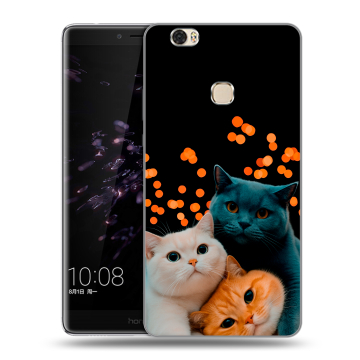 Силиконовый чехол на Huawei Honor Note 8 с принтом Кошки Силиконовый чехол на Huawei Honor Note 8 с принтом Кошки