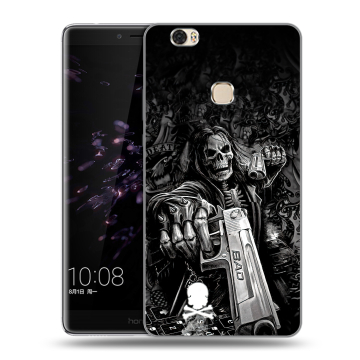 Силиконовый чехол на Huawei Honor Note 8 с принтом Скелет Силиконовый чехол на Huawei Honor Note 8 с принтом Скелет