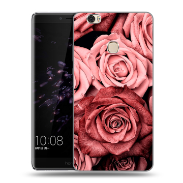 Силиконовый чехол на Huawei Honor Note 8 с принтом Цветы розы Силиконовый чехол на Huawei Honor Note 8 с принтом Цветы розы
