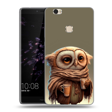 Силиконовый чехол на Huawei Honor Note 8 с принтом Сова Силиконовый чехол на Huawei Honor Note 8 с принтом Сова