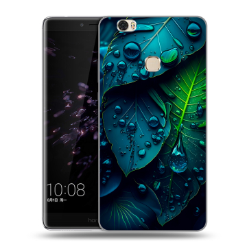 Силиконовый чехол на Huawei Honor Note 8 с принтом Листья Силиконовый чехол на Huawei Honor Note 8 с принтом Листья