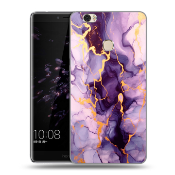 Силиконовый чехол на Huawei Honor Note 8 с принтом Мрамор